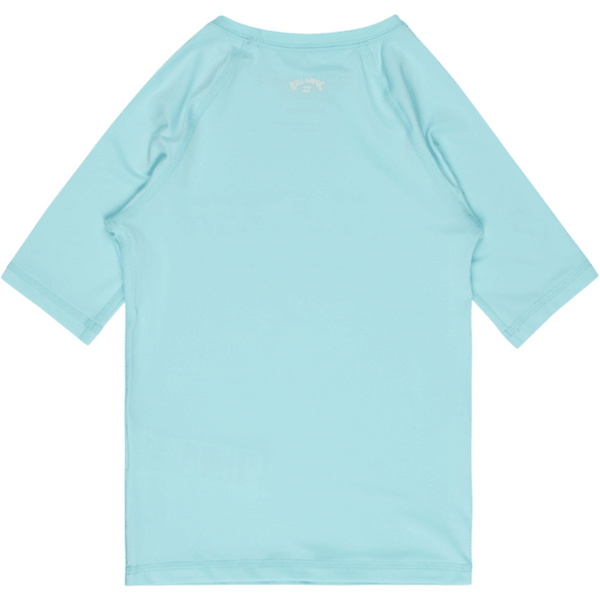 2026 Billabong Junior Surf Dayz Short Sleeve Rash Vest EBGWR03004 - Tidepool